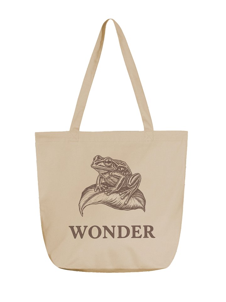 Wonder Frog Organic Cotton Tote Bag product image (1)