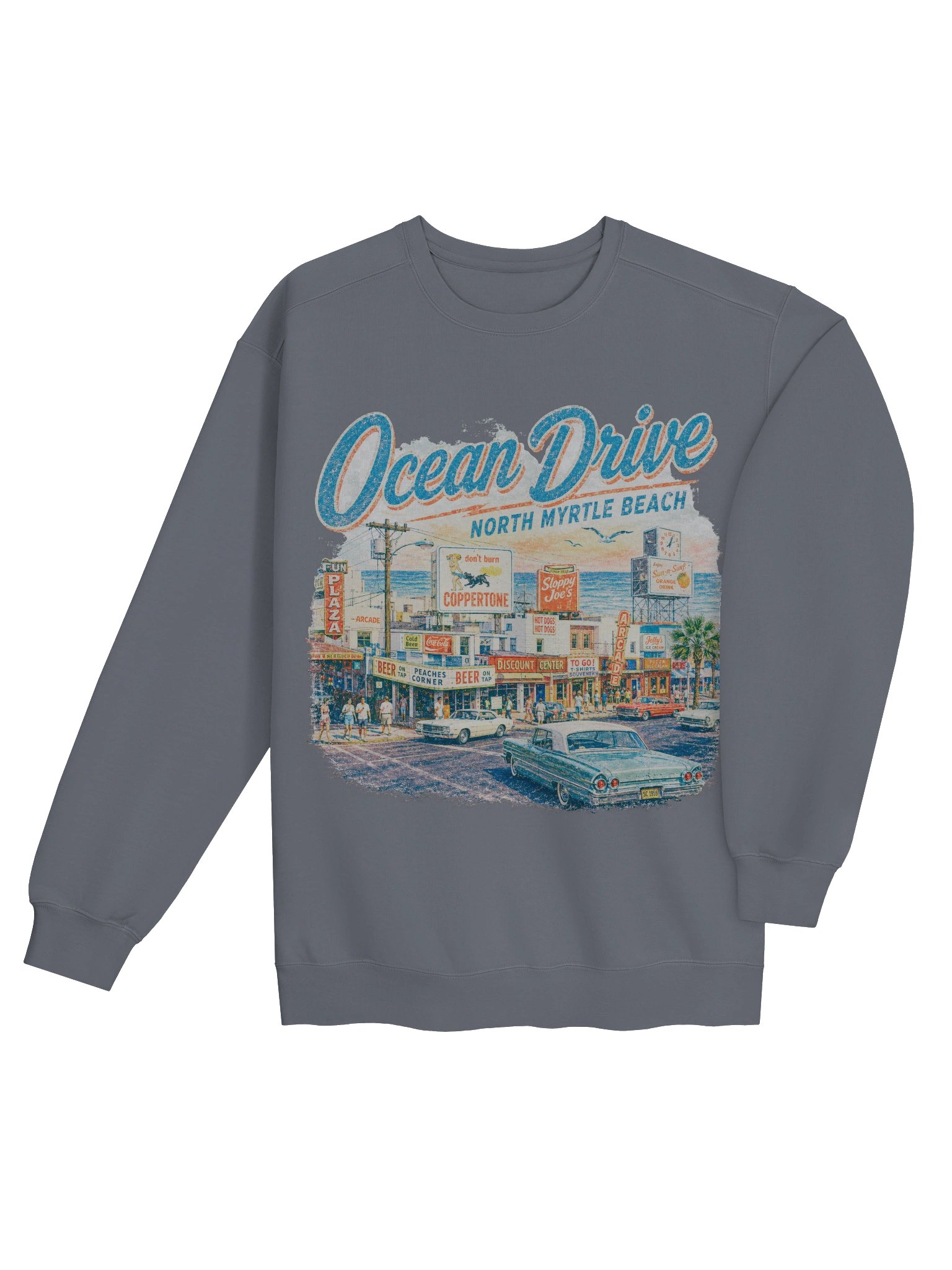 Ocean Drive NMB Retro Beach Sweatshirt product image (10)