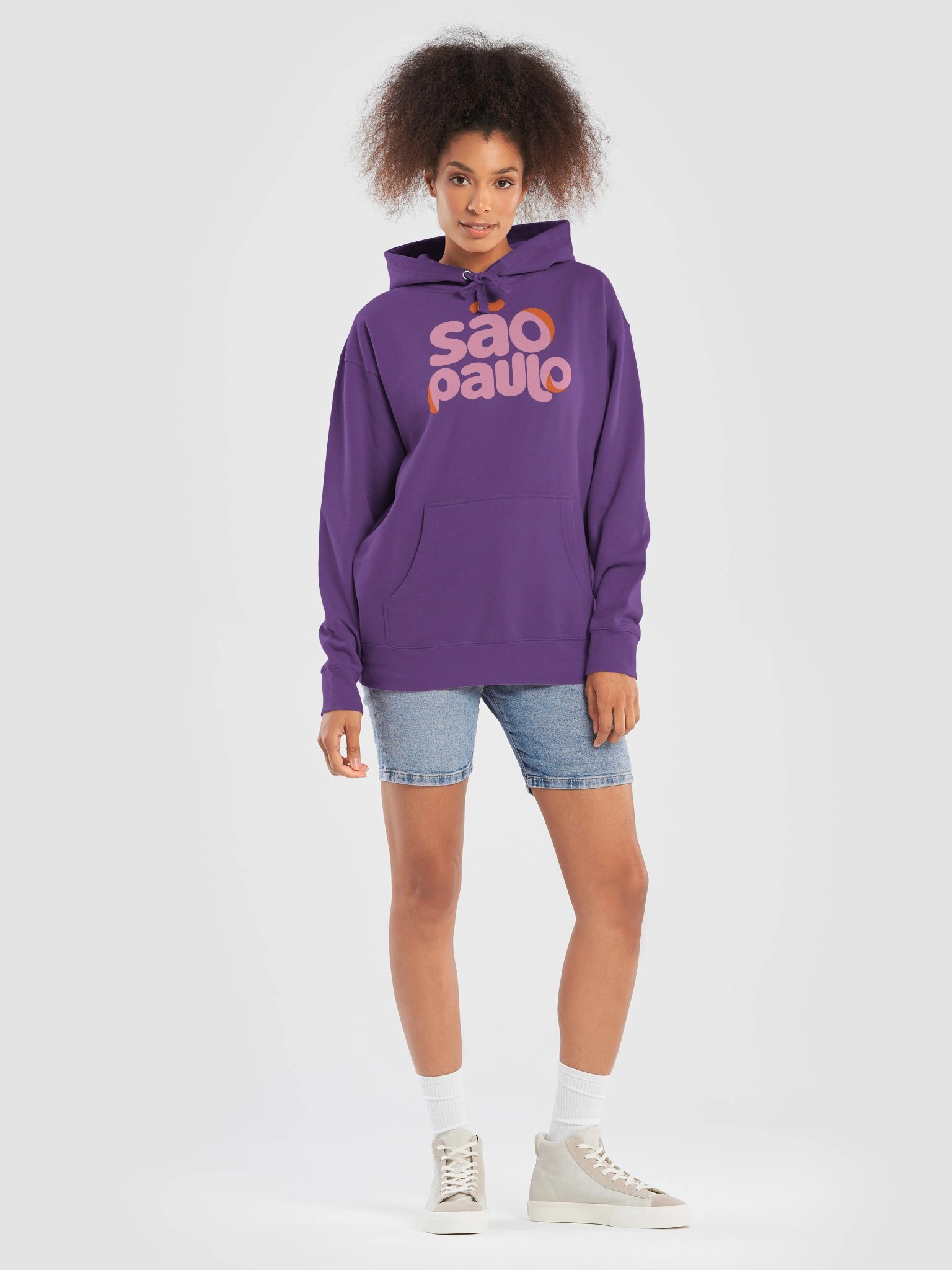 Sao Paulo Pink Graphic Hoodie product image (7)
