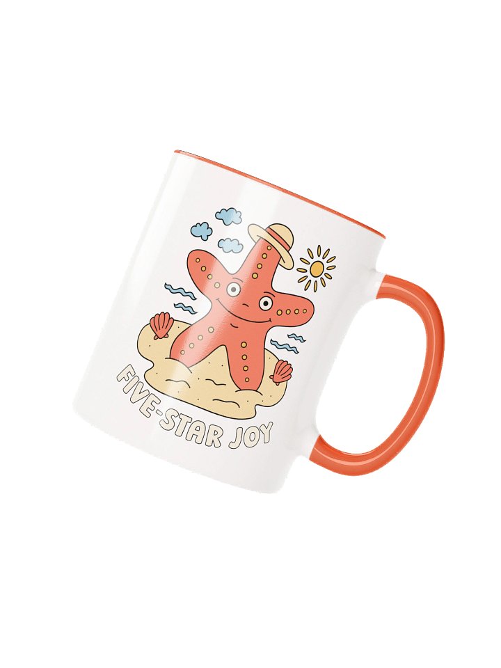 Five-Star Joy Cute Silly Funny Starfish Mug product image (1)