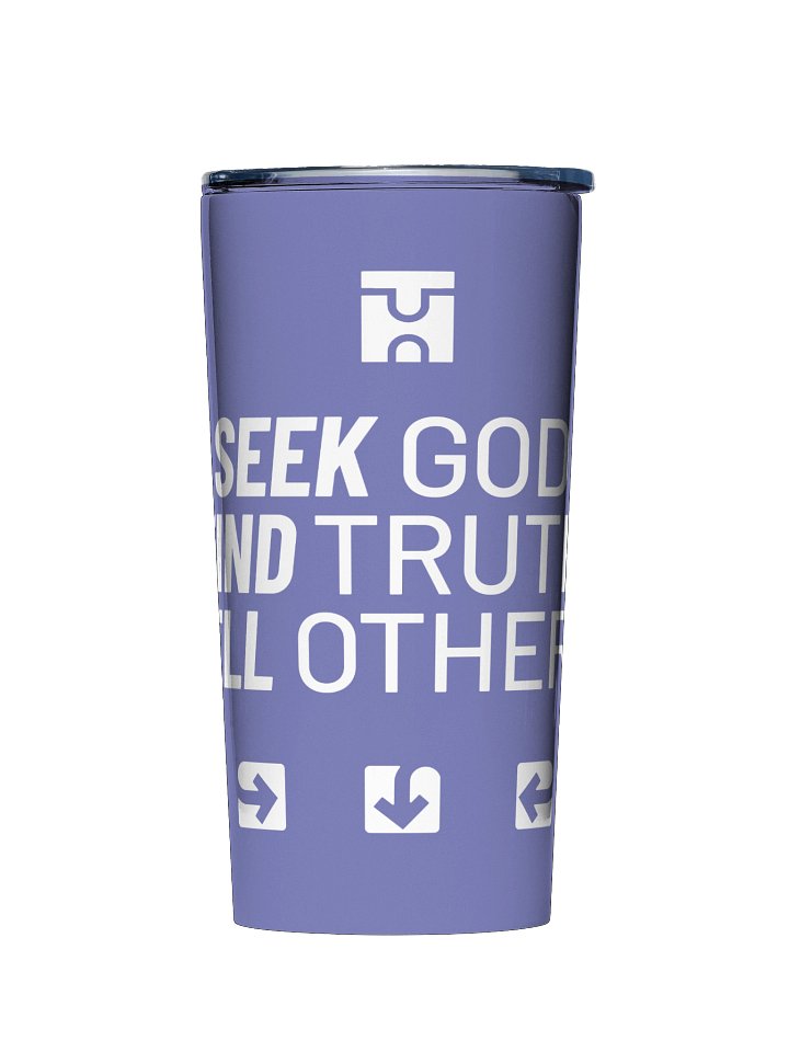 SEEK GOD. FIND TRUTH. TELL OTHERS. Travel Mug Purple product image (1)