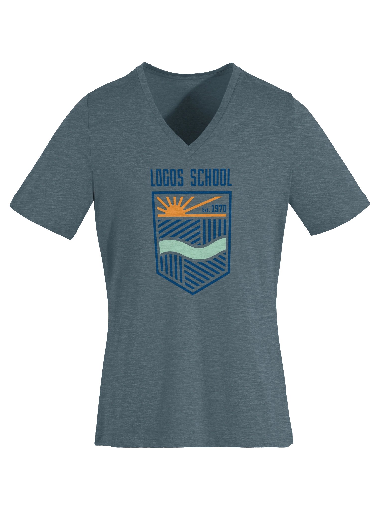 Logos School Crest Tee (women's fit) - Bella + Canvas product image (5)