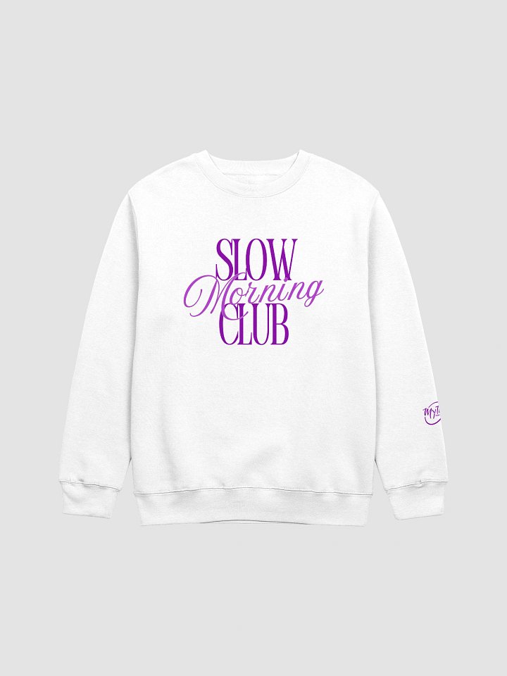 "Slow Morning Club" Crewneck Sweatshirt | MyTime Movie Network Collection product image (1)