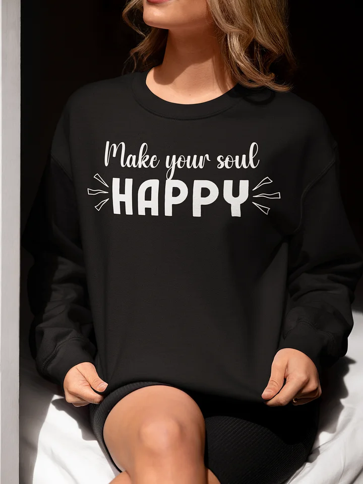 Happy Soul Self-Care Gildan Sweatshirt - Front/Back style. product image (1)