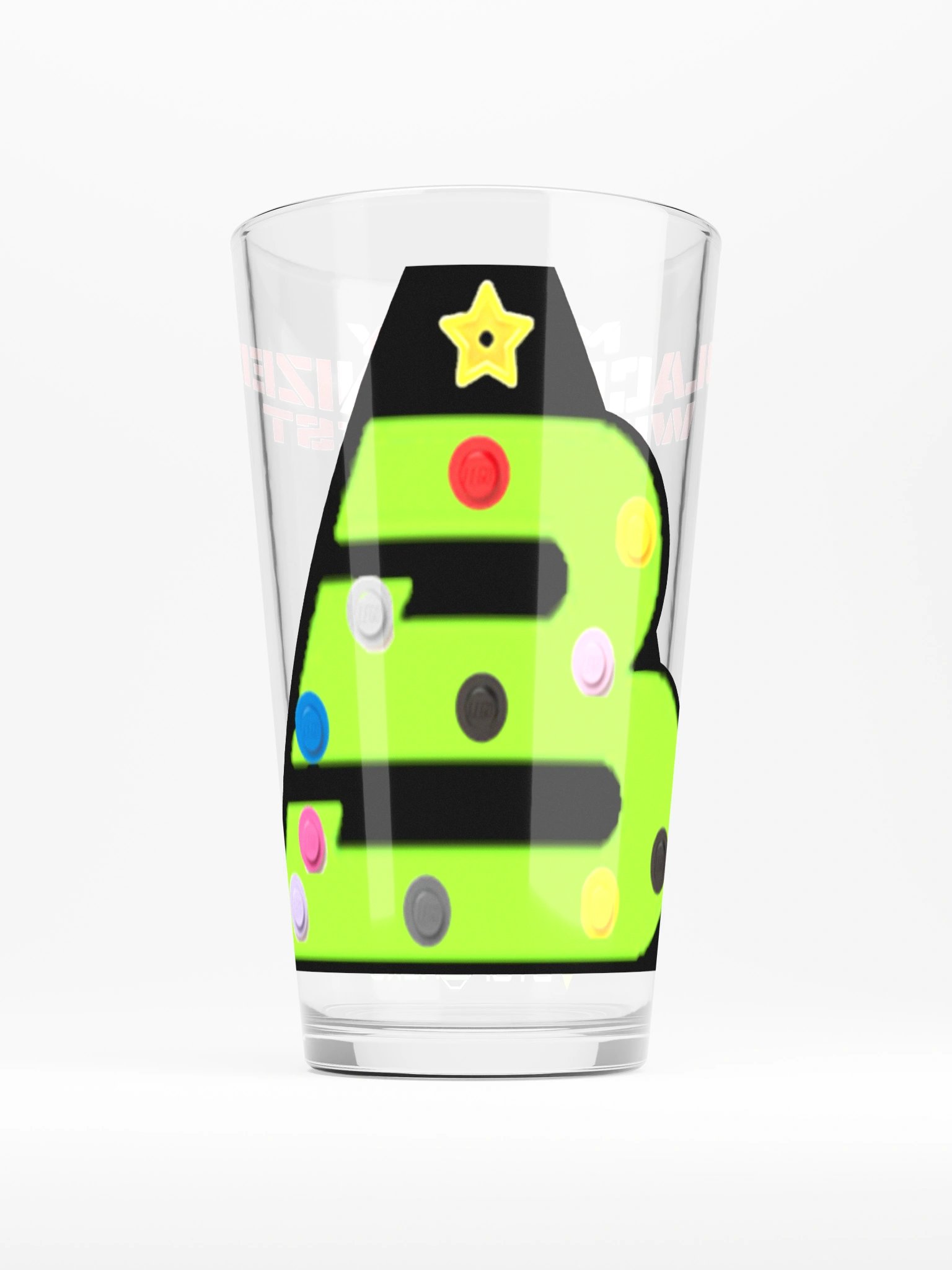 Merry Blacktronized Winterfest! Pint Glass product image (1)