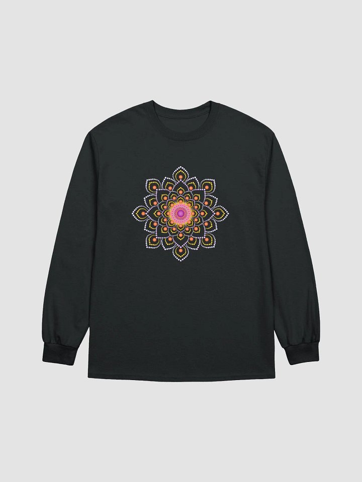 Simple Colorful Dot Mandala Long Sleeve T-Shirt product image (1)
