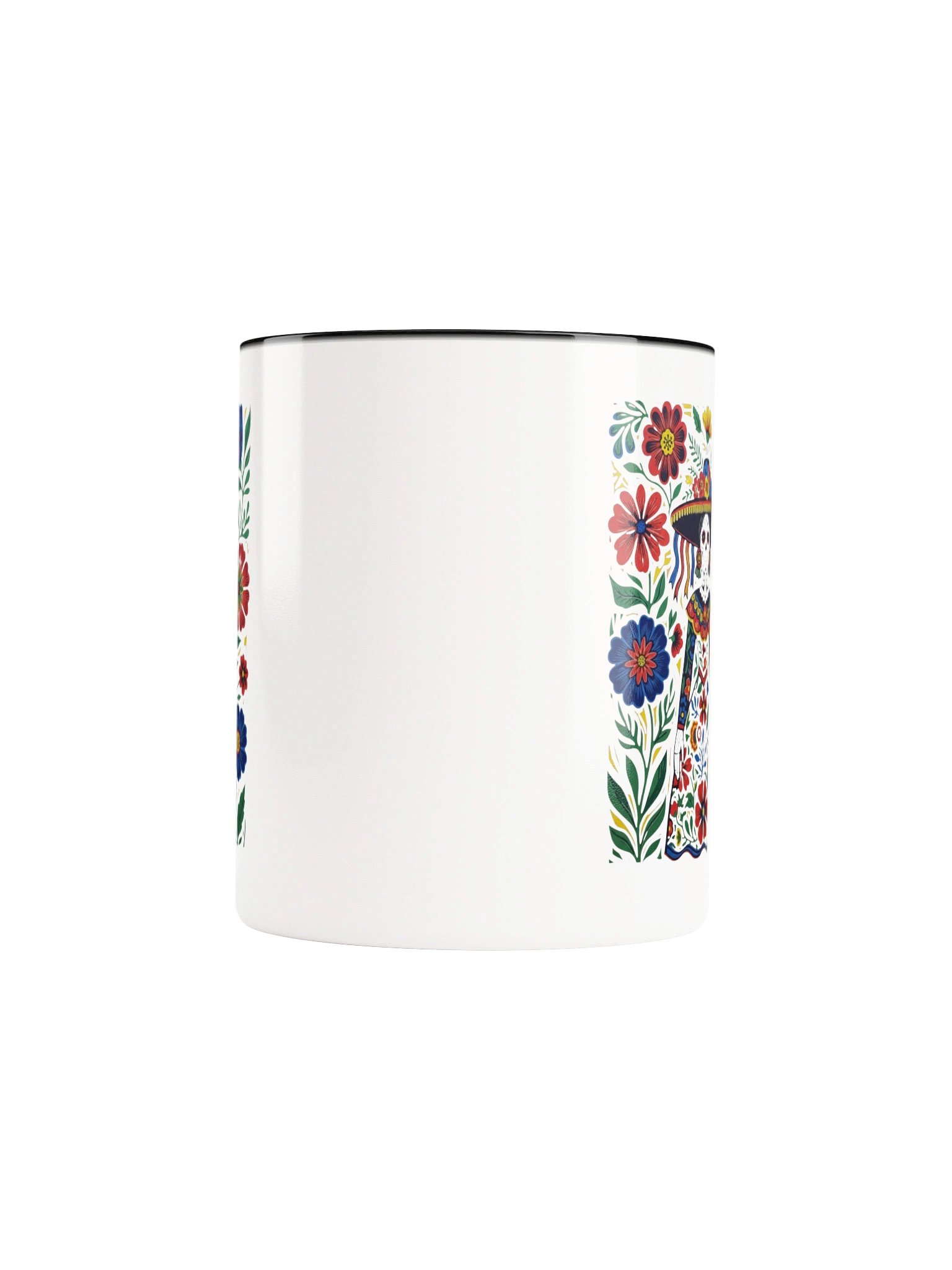 Day of the Dead Floral Skeleton Mug product image (84)