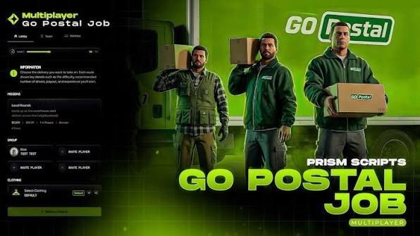 Advanced GoPostal | Multiplayer, Delivery Job | [ESX, QBCORE, QBOX] product image (1)