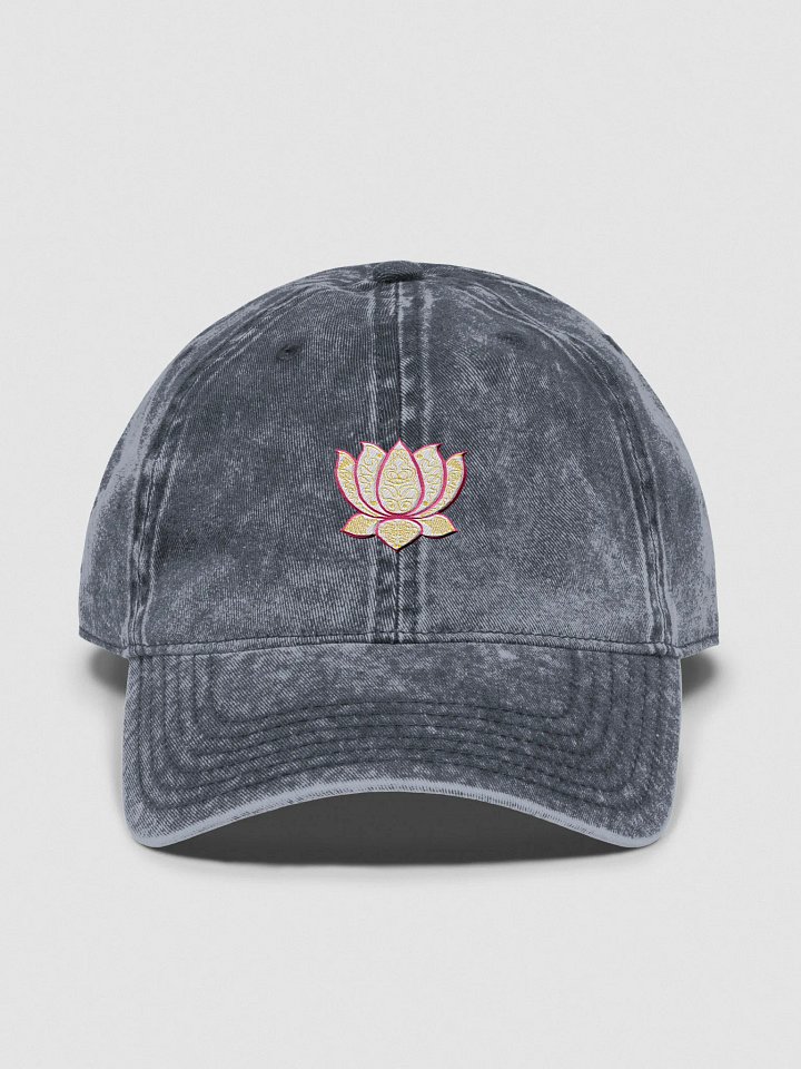 Golden Lotus Vintage Dad Hat product image (1)