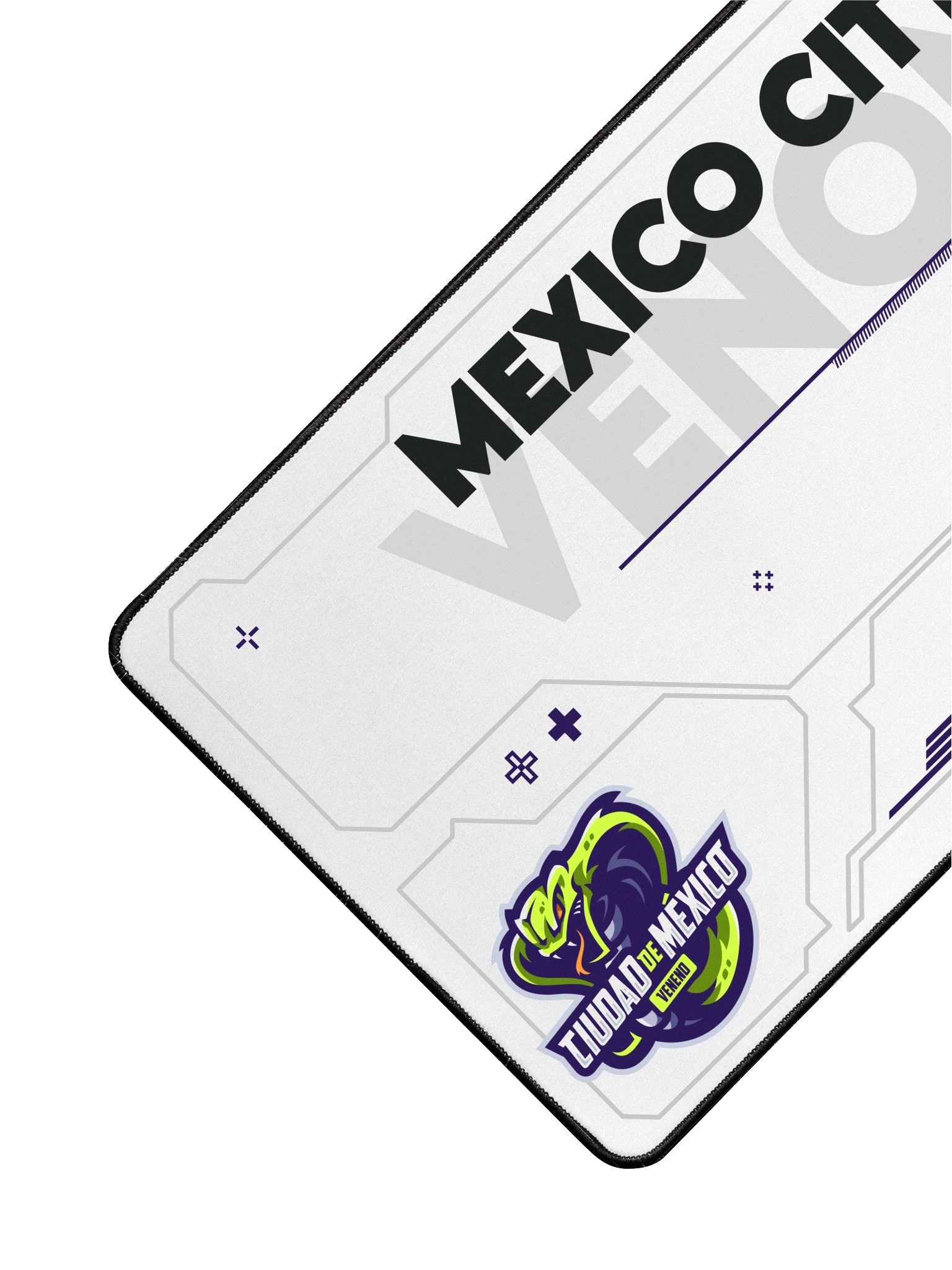 Mexico City Venom White Desk Mat product image (3)