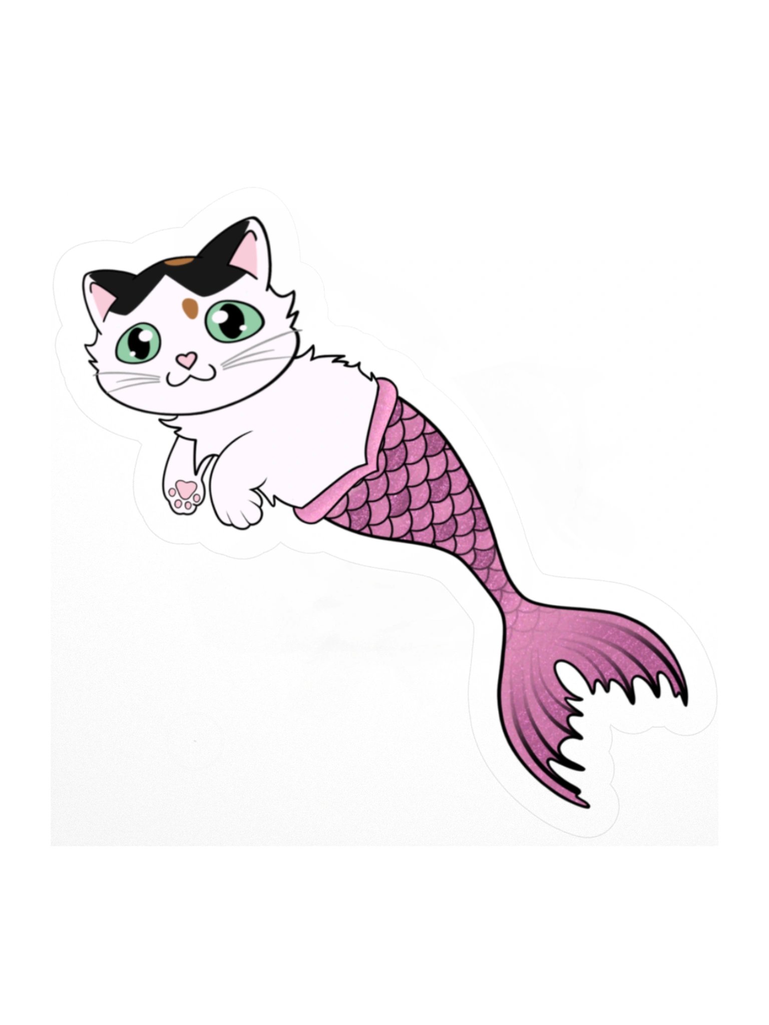 Ariel Mermaid Kiss Cut Sticker product image (1)