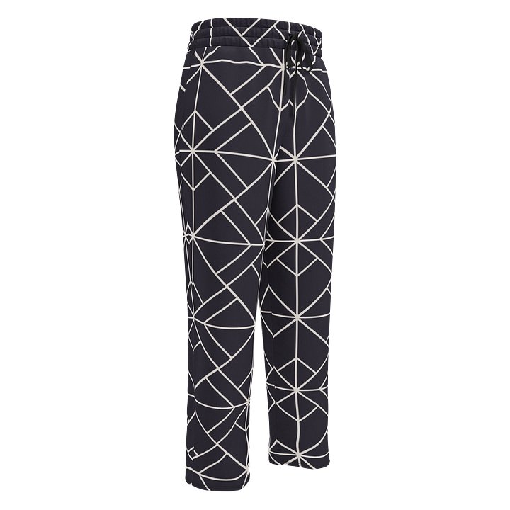 White Strike White Leg Joggers Unisex product image (1)