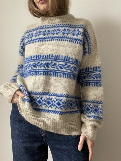 Porcelain Sweater Knitting Pattern product image (1)