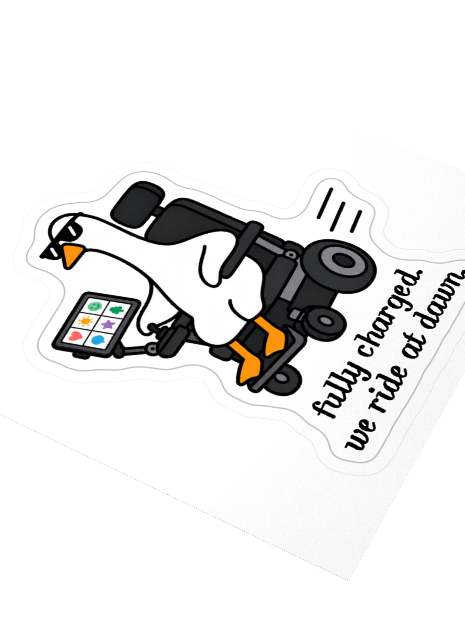 Fully Charged - Power Chair - Sticker product image (3)