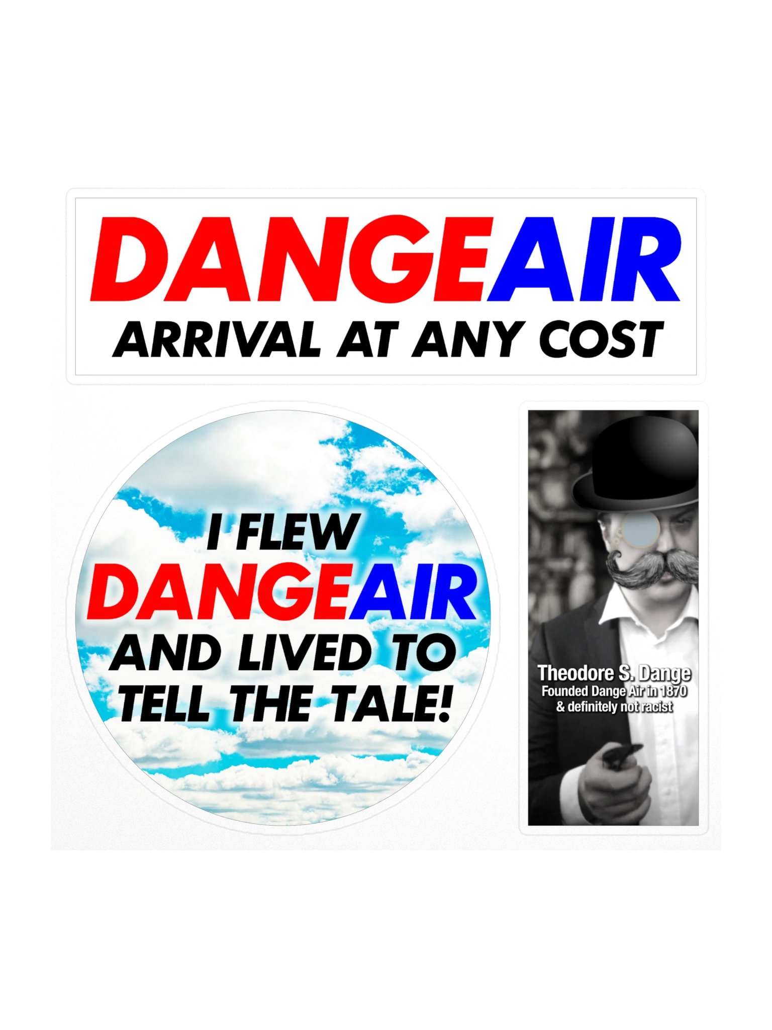 DANGE AIR Limited Edition Sticker Set product image (1)