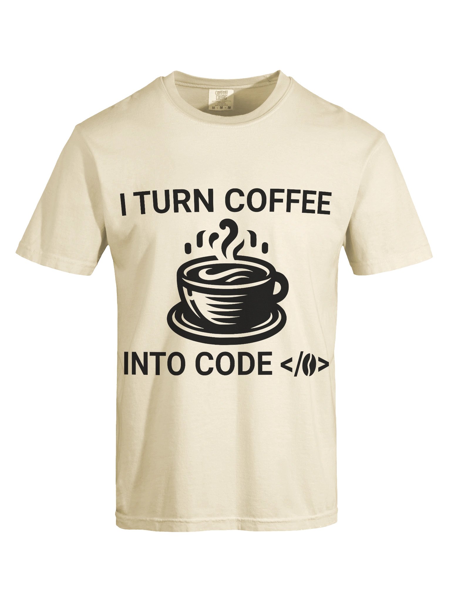 I Turn Coffee Into Code T-Shirt | Funny Programmer & Developer Coffee Tee product image (5)