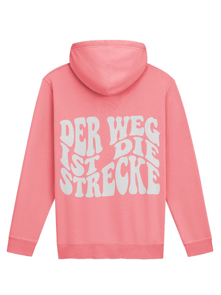 Der Weg ist die Strecke - Pigment Dyed Hoodie product image (9)