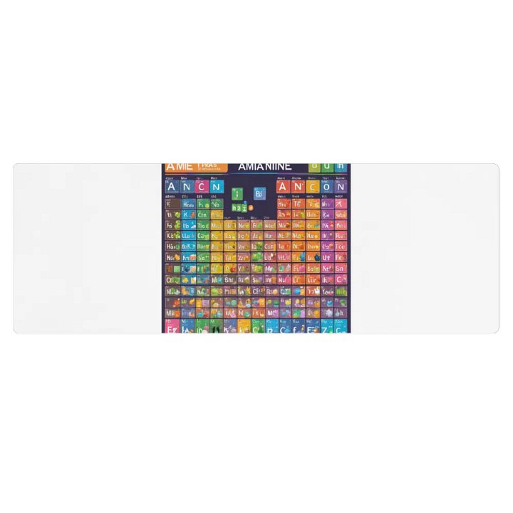 periodic table yoga mat product image (1)