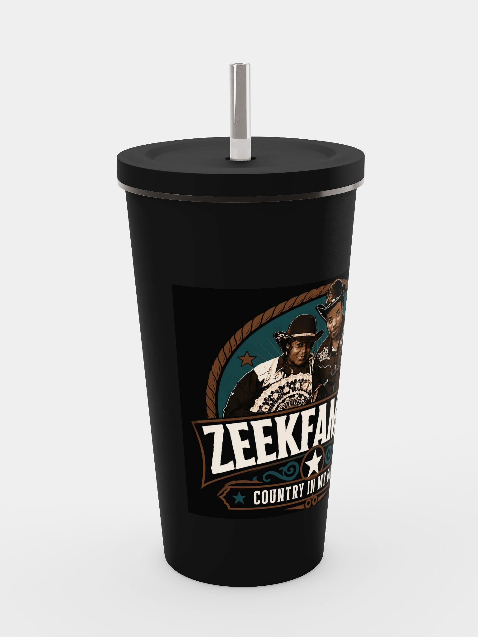 Country In My Blood Insulated Tumbler with Straw product image (4)