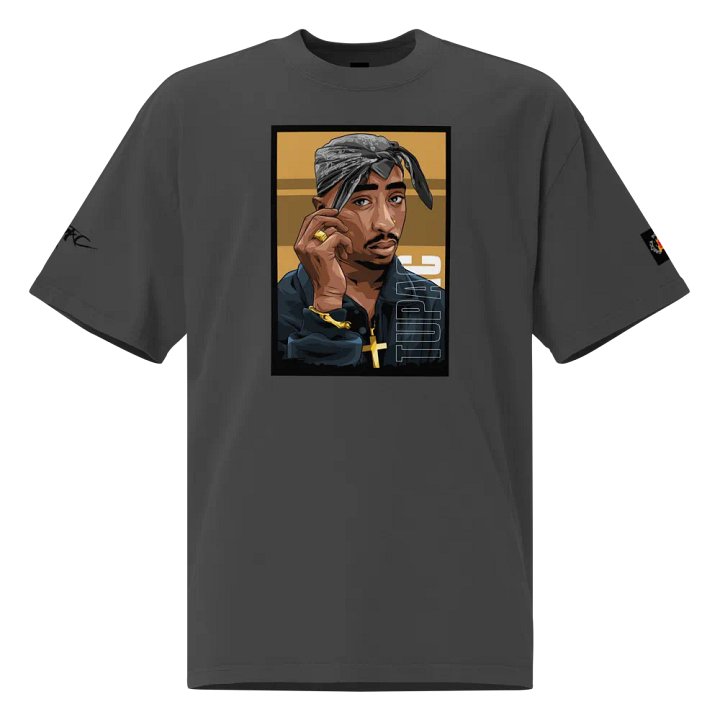 Trendy TUPAC Bandana Faded Tee product image (1)