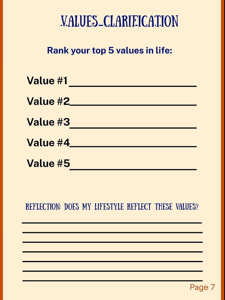Reflect, Reset, and Grow: The Dynamic Workbook for Thriving in Life | Large Print product image (2)