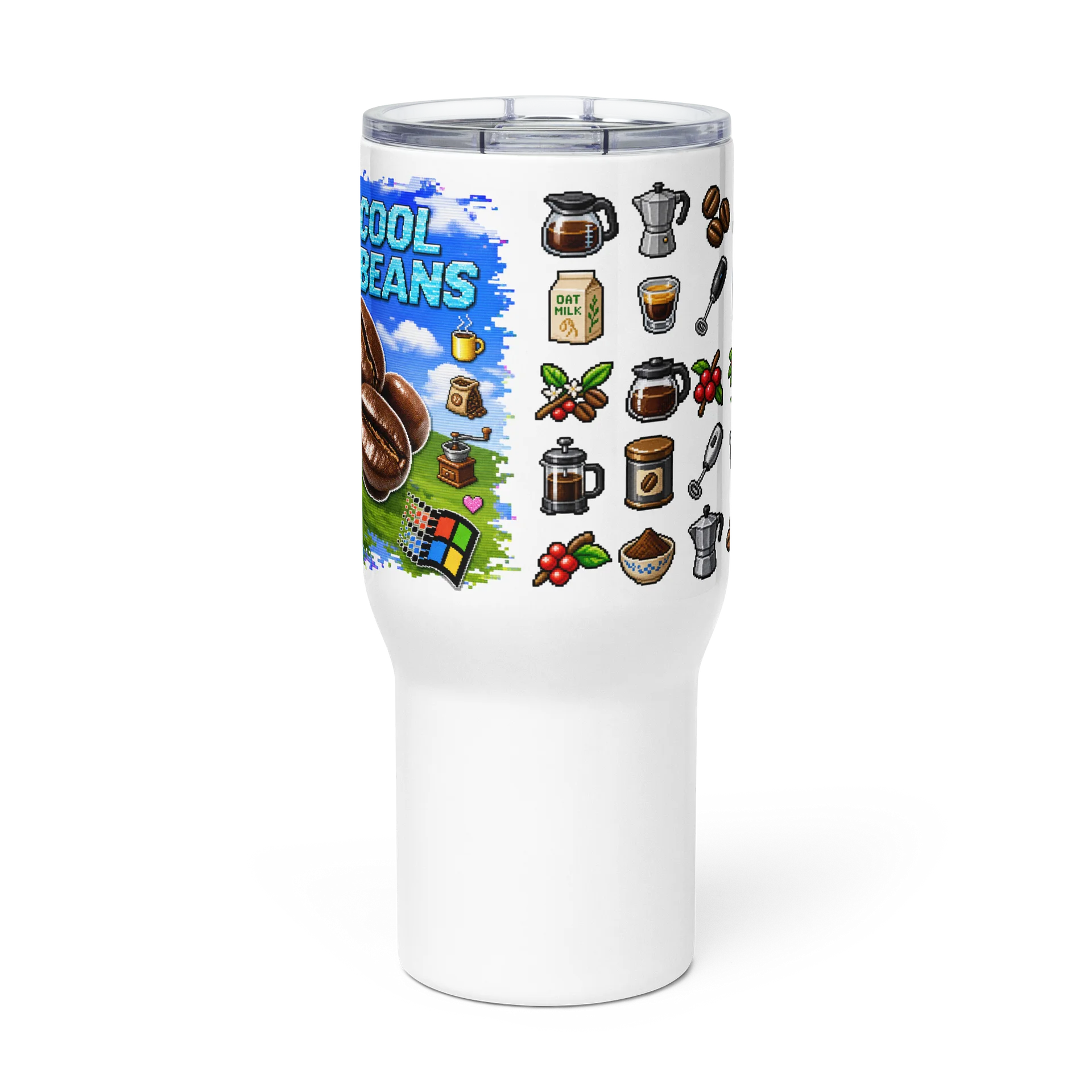 Cool Beans Coffee Pixels Travel Mug product image (3)