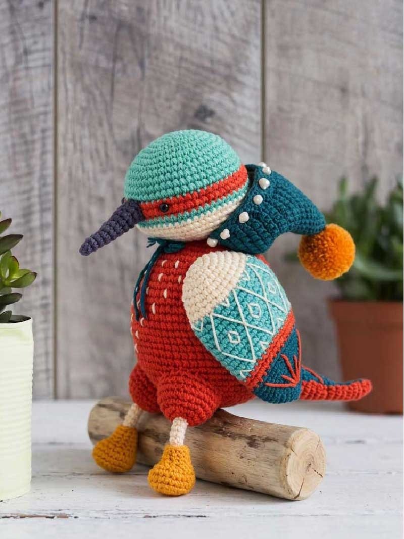 4 in 1 Amigurumi Crochet Pattern Birds PDF, Cute Bird Amigurumi Pattern, Easy Crochet Bird Tutorial product image (2)