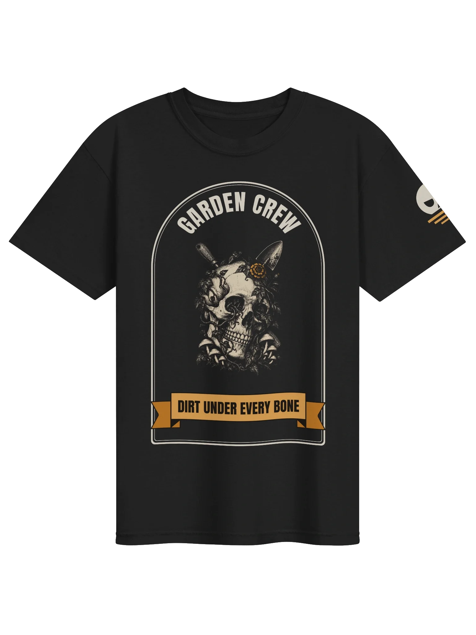 Camiseta Garden Crew con calavera: Dirt Under Every Bone