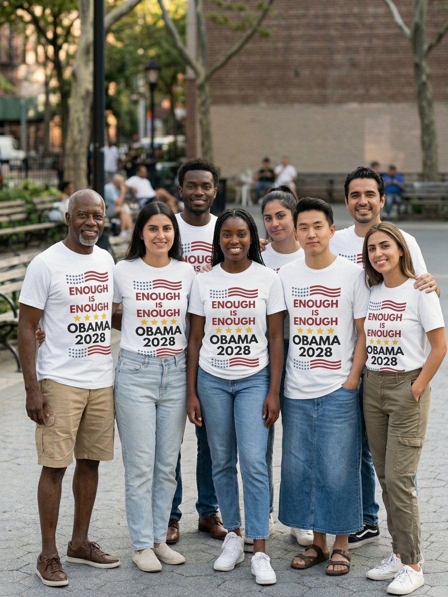 Enough Is Enough Patriotic Statement Tee product image (2)
