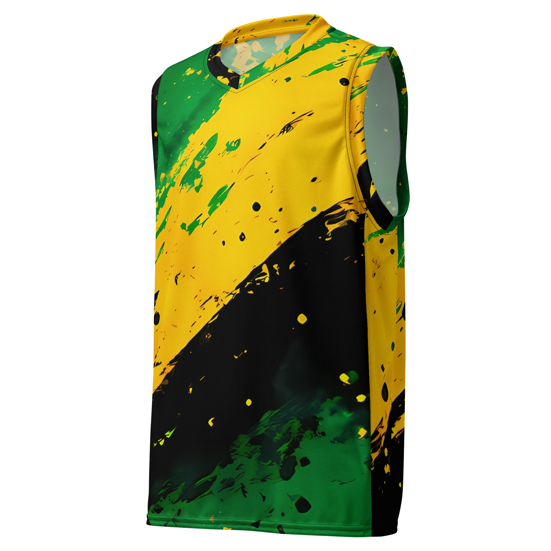 Vintage Jamaica Sport Print - Caribbean Apples | Unisex Basketball Jersey product image (1)