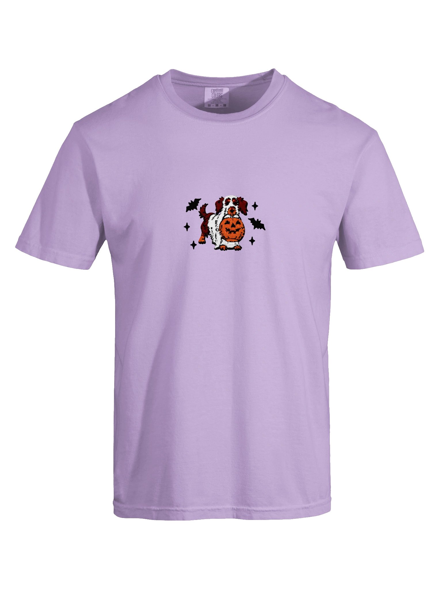 Halloween Longhaired Dachshund(Red & Tan) Embroidered T-Shirt product image (45)
