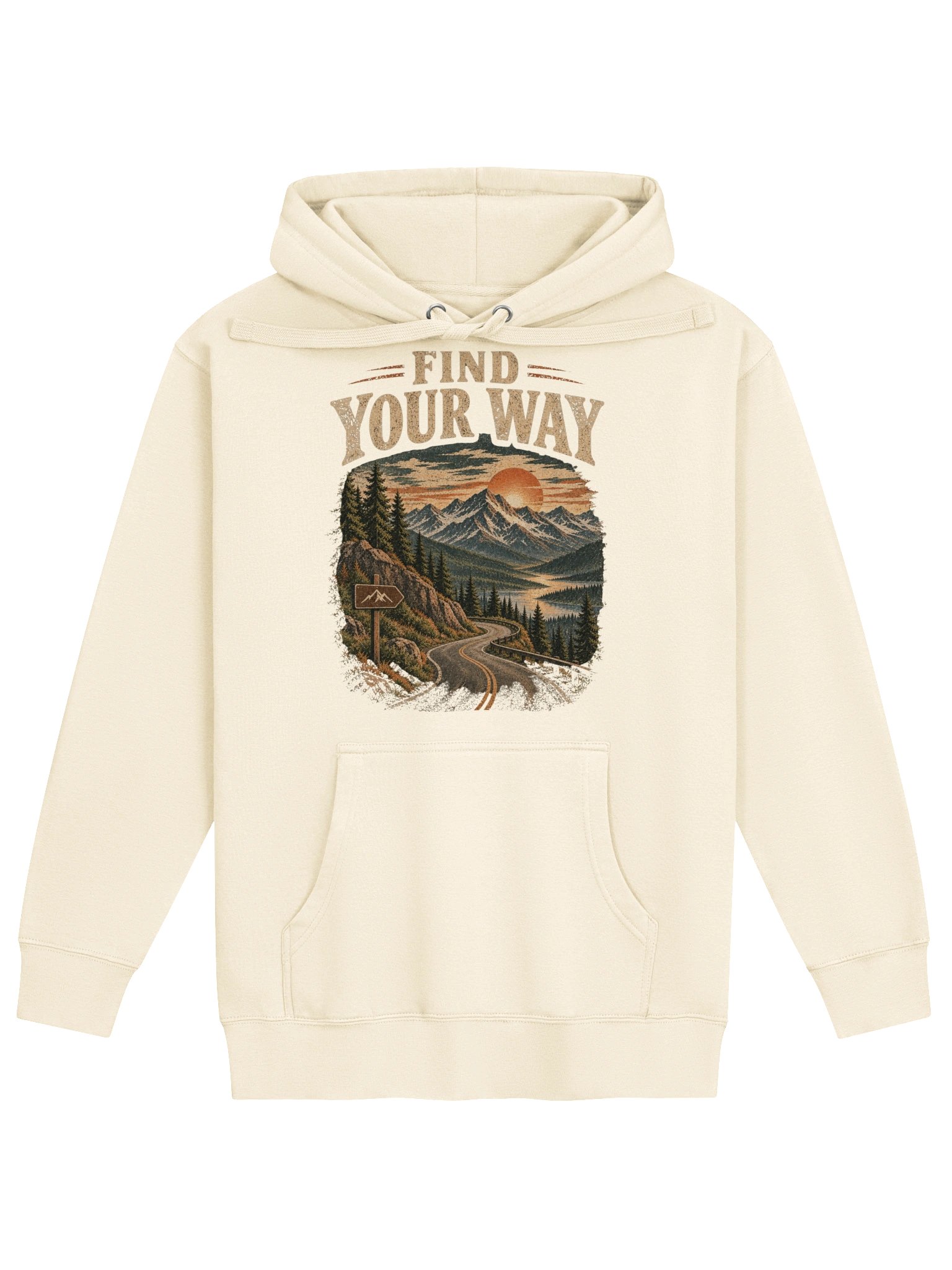 Find Your Way — Vintage Mountain Adventure Hoodie product image (1)