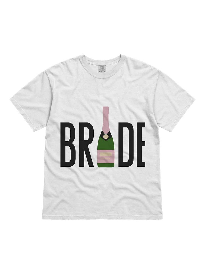 👰🏼‍♀️🍾 BRIDE Champagne Bottle Shirt | Bachelorette Party Tee, Bridal Shower Outfit, Bride To Be Graphic T-Shirt product image (4)