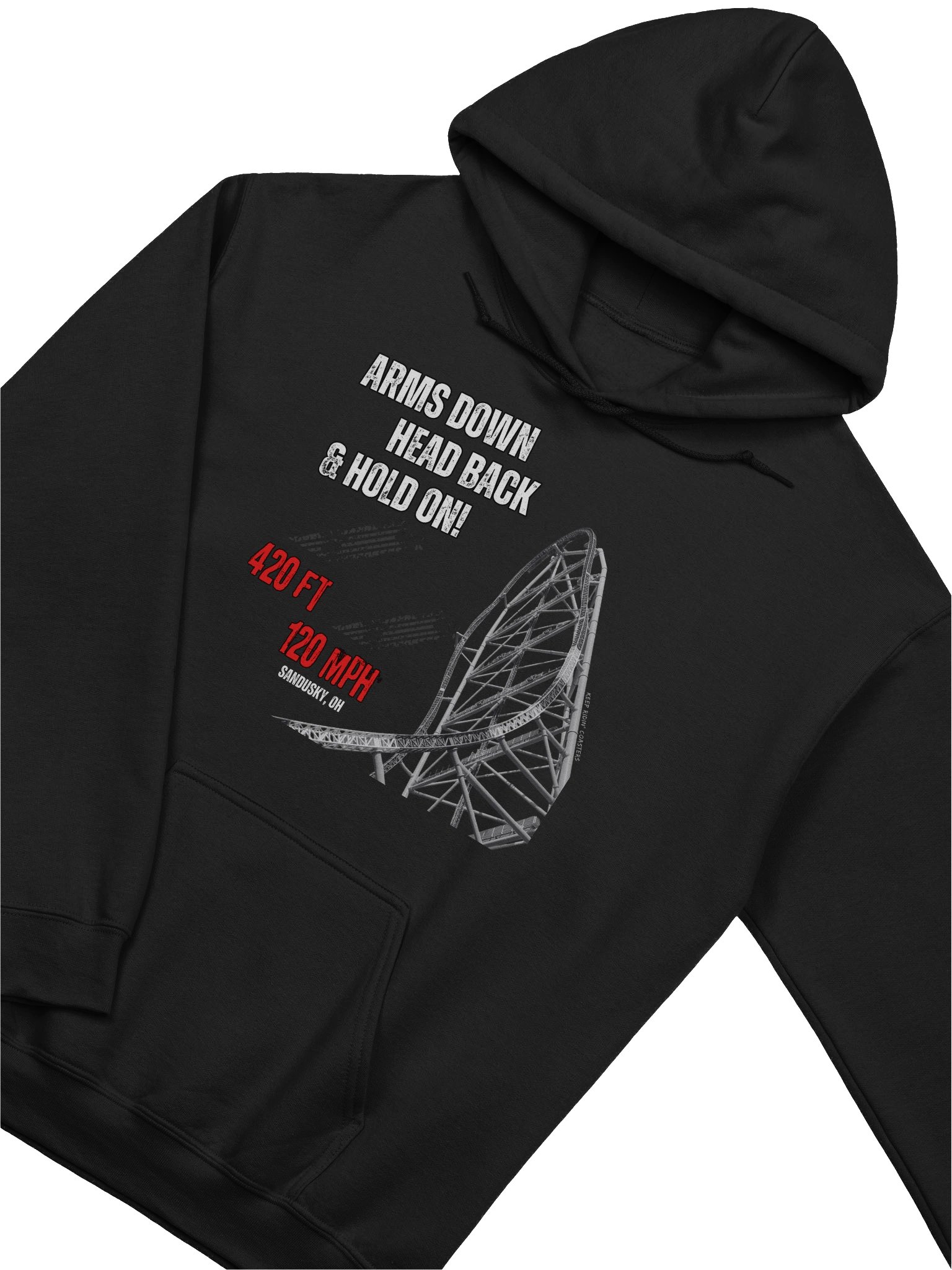 Top Thrill - Keep Ridin' Coasters Hoodie product image (24)