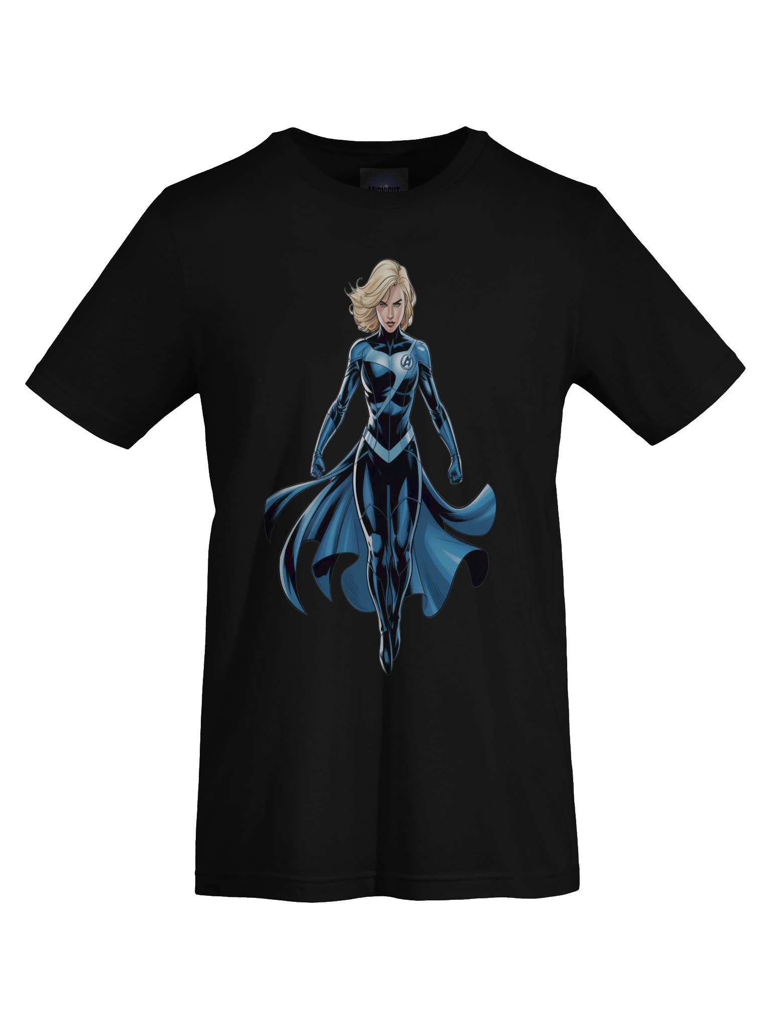 Invisible Woman Cloak Cascade Supersoft T-Shirt – Spectral Flow Sovereign product image (1)