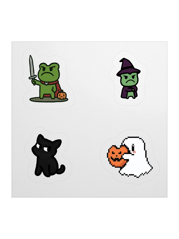 Phroggy Halloween Kiss Cut Stickers Set product image (3)