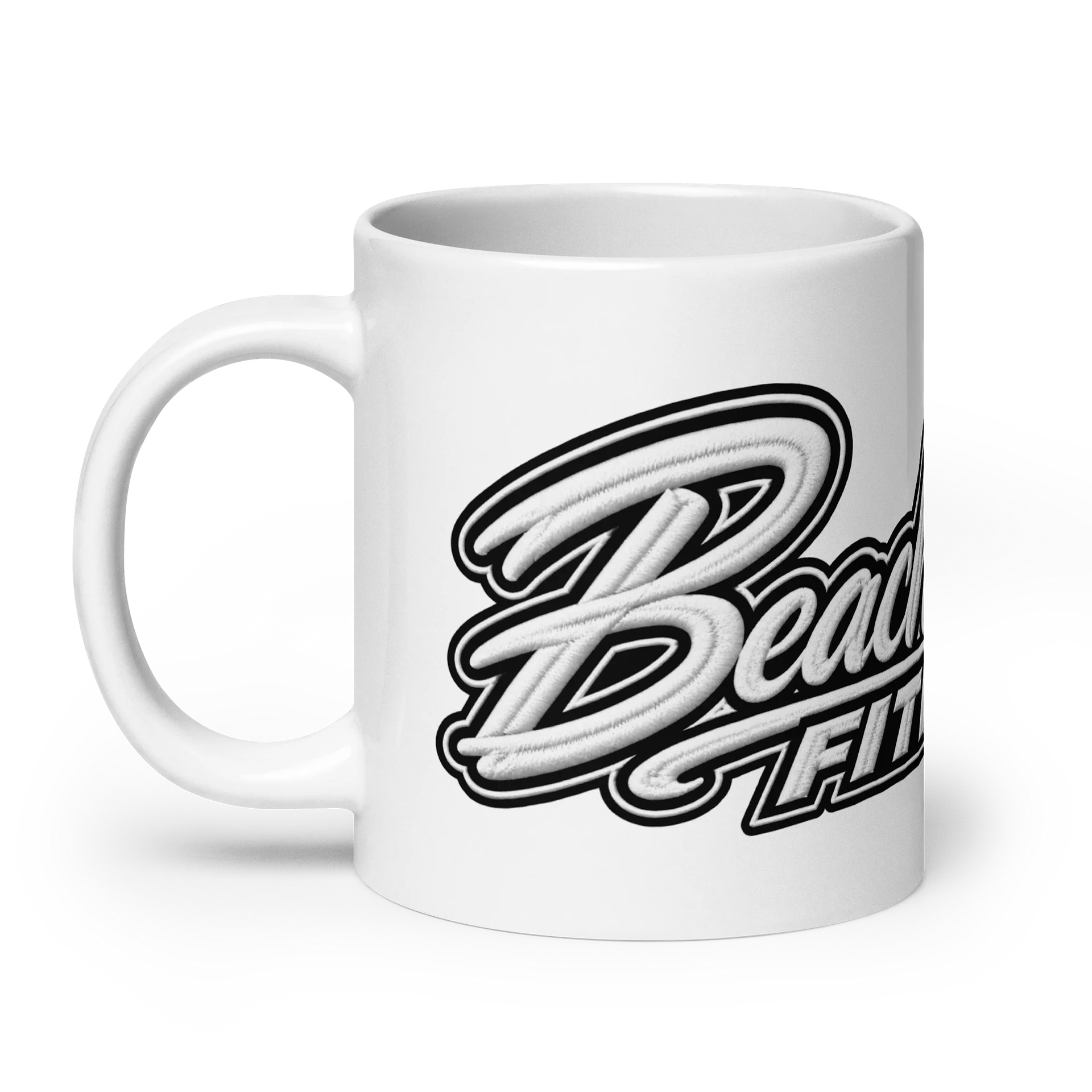 Big enough for the serious coffee drinkers. This 20 oz Beach Bunny Fitness mug is perfect for coffee, tea, or your favorite drink at home, work, or after the gym. product image (2)