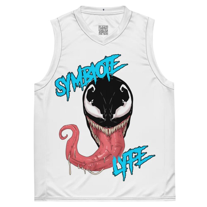 Symbiote Lyfe - Basketball Jersey product image (2)