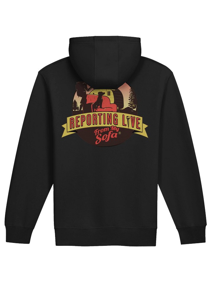 Reporting Live From My Sofa Zip Hoodie product image (2)