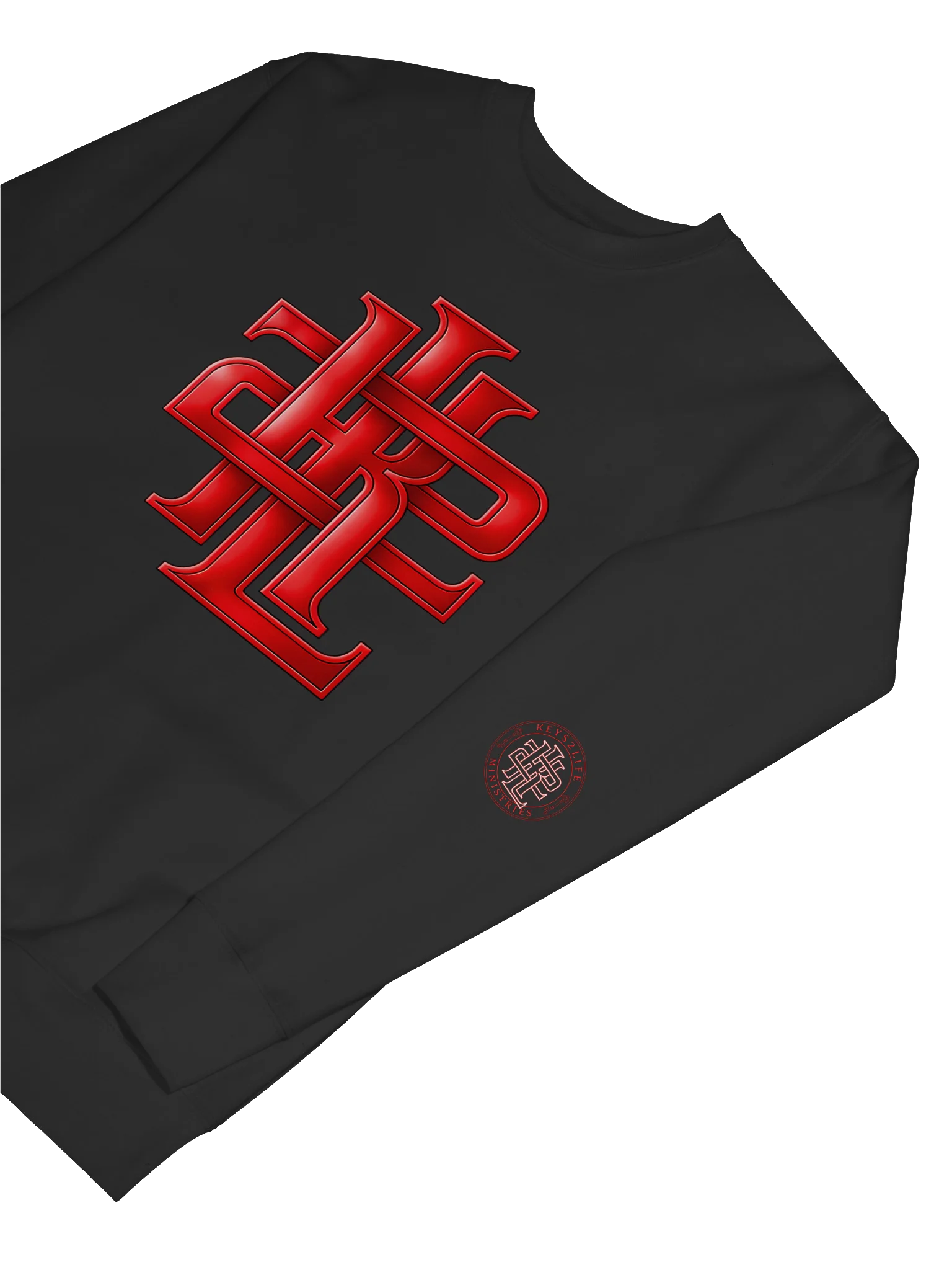 Red Monogram Logo Sweatshirt product image (80)