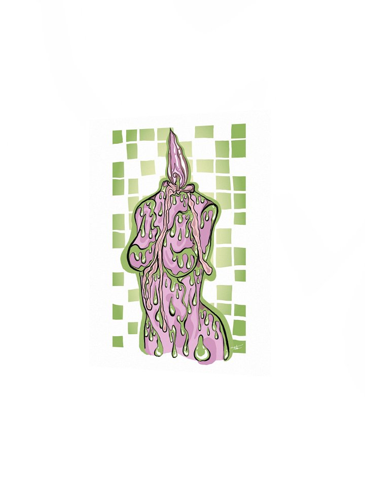 "Melting body" Art Print product image (2)