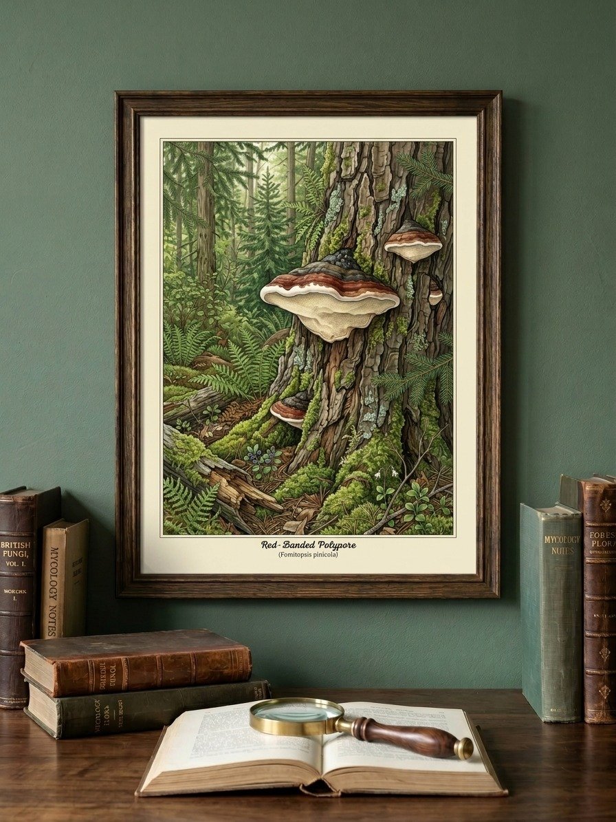 Red‑Banded Polypore Poster product image (2)