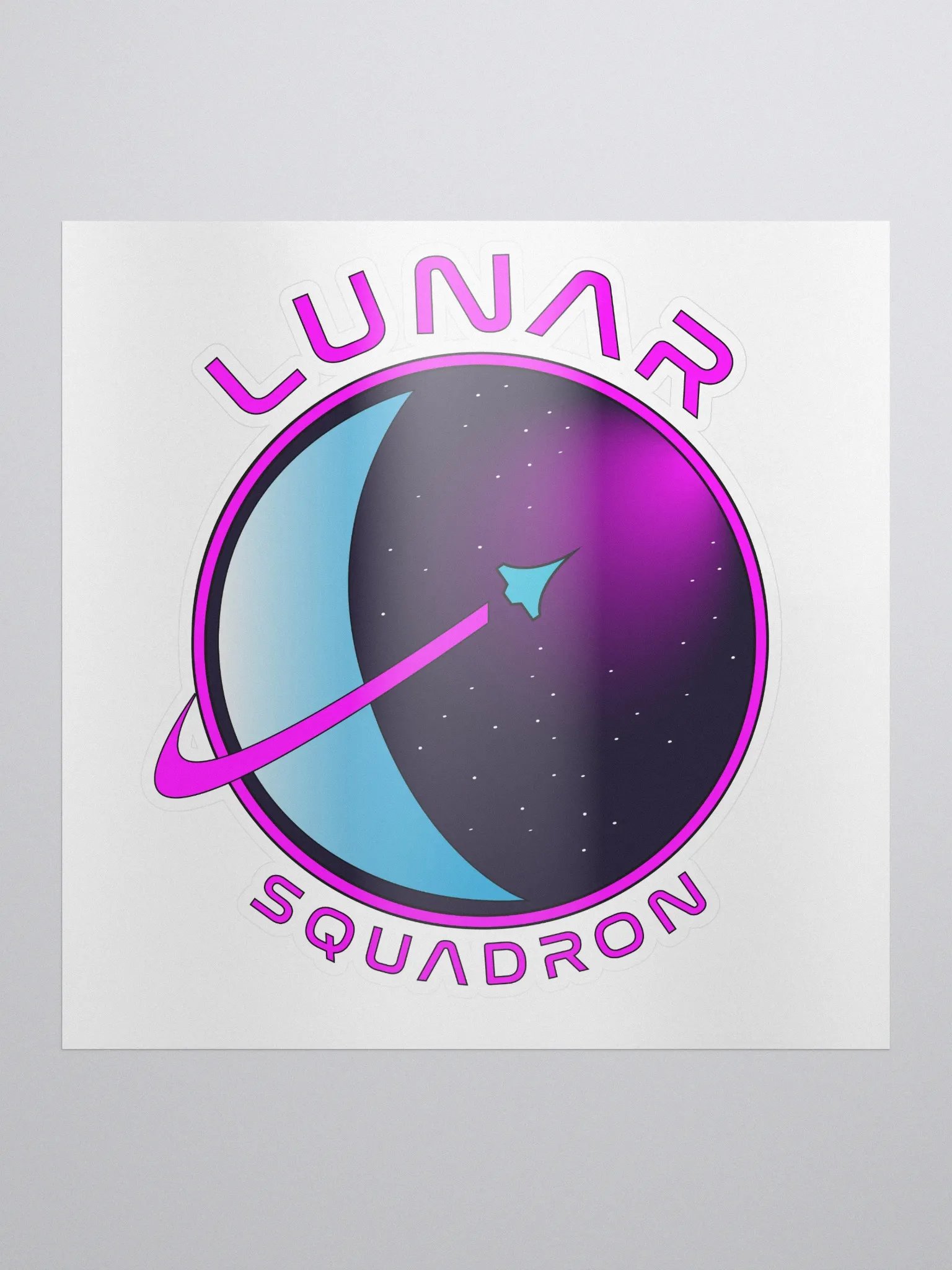 Lunar Squadron | Retro Edition Sticker product image (1)