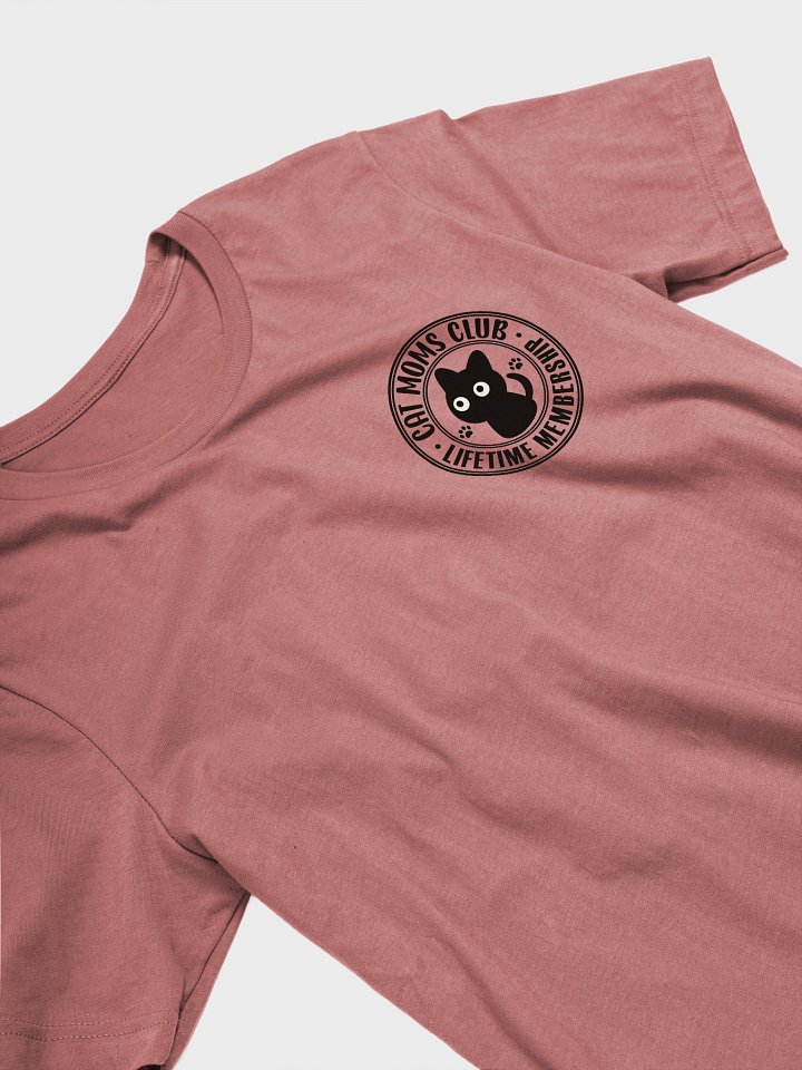 Cat Moms Club 1 (Left Chest Print) - Unisex Adult Super Soft Lightweight T-shirt product image (2)