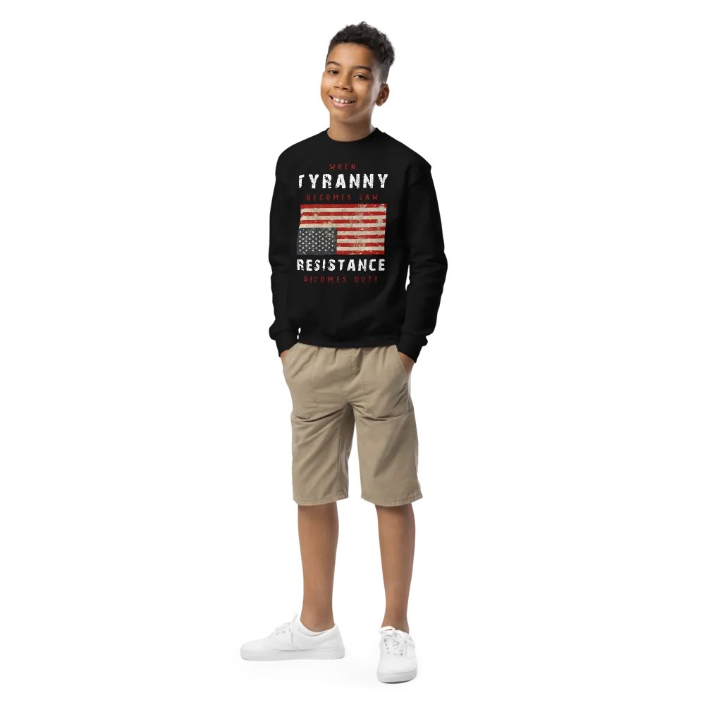 Youth Crew Neck Sweatshirt - A product image (1)