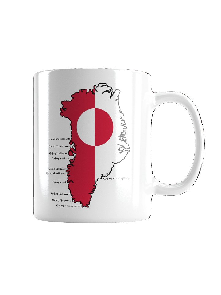 GREENLAND IS A QAJAQ NATION! White Glossy Mug product image (2)