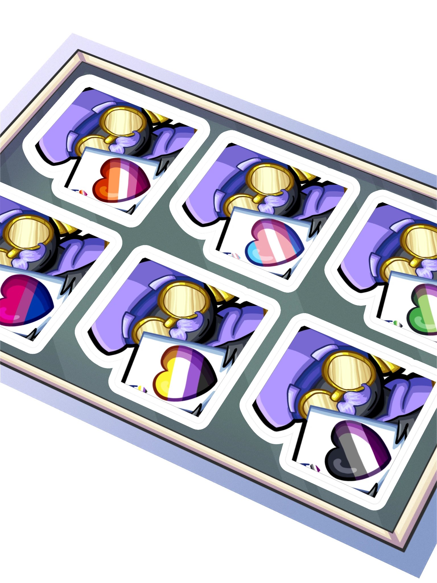 Doc Emote Sticker Sheet — Pride Set product image (2)