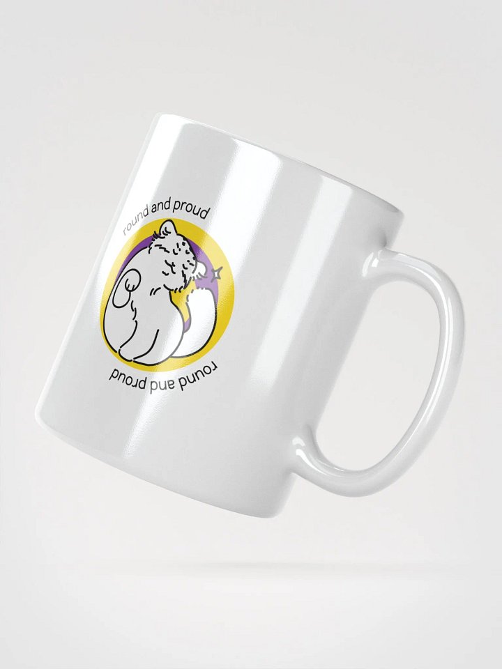 Round and Proud Manul Intersex Version - White Mug product image (6)
