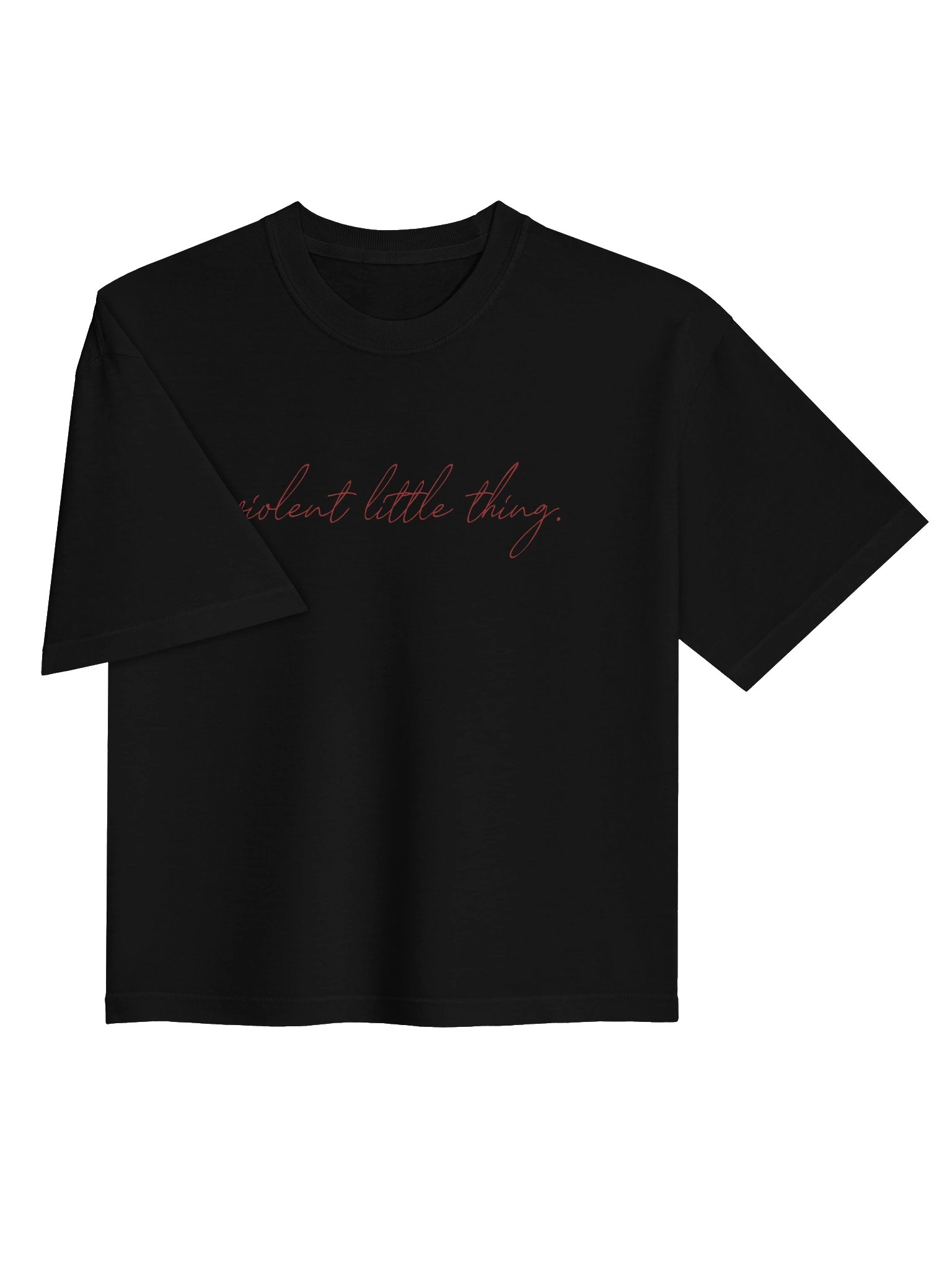 Violent Little Thing Boxy Cropped T-Shirt product image (5)