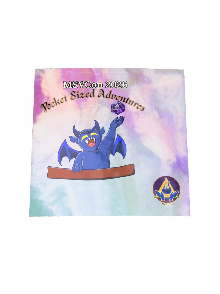 MSVCon 2026: Pocket Sized Adventures Holographic Sticker Pack product image (1)